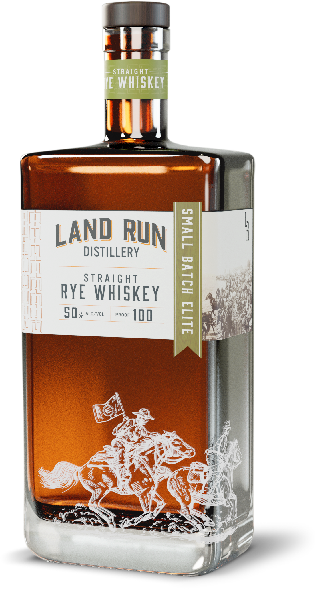 Land Run Small Batch Elite Straight Rye Whiskey (750 mL)