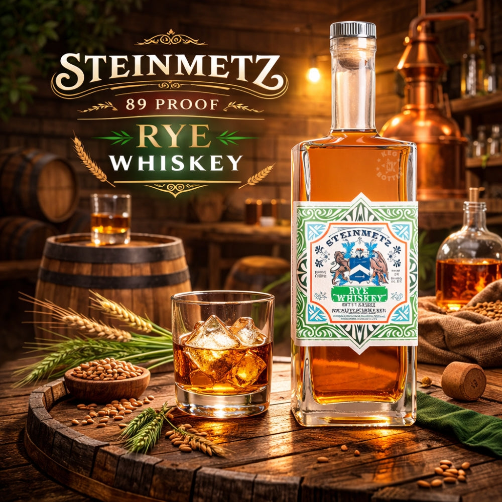 Steinmetz 89 Proof Rye Whiskey (750mL) 2