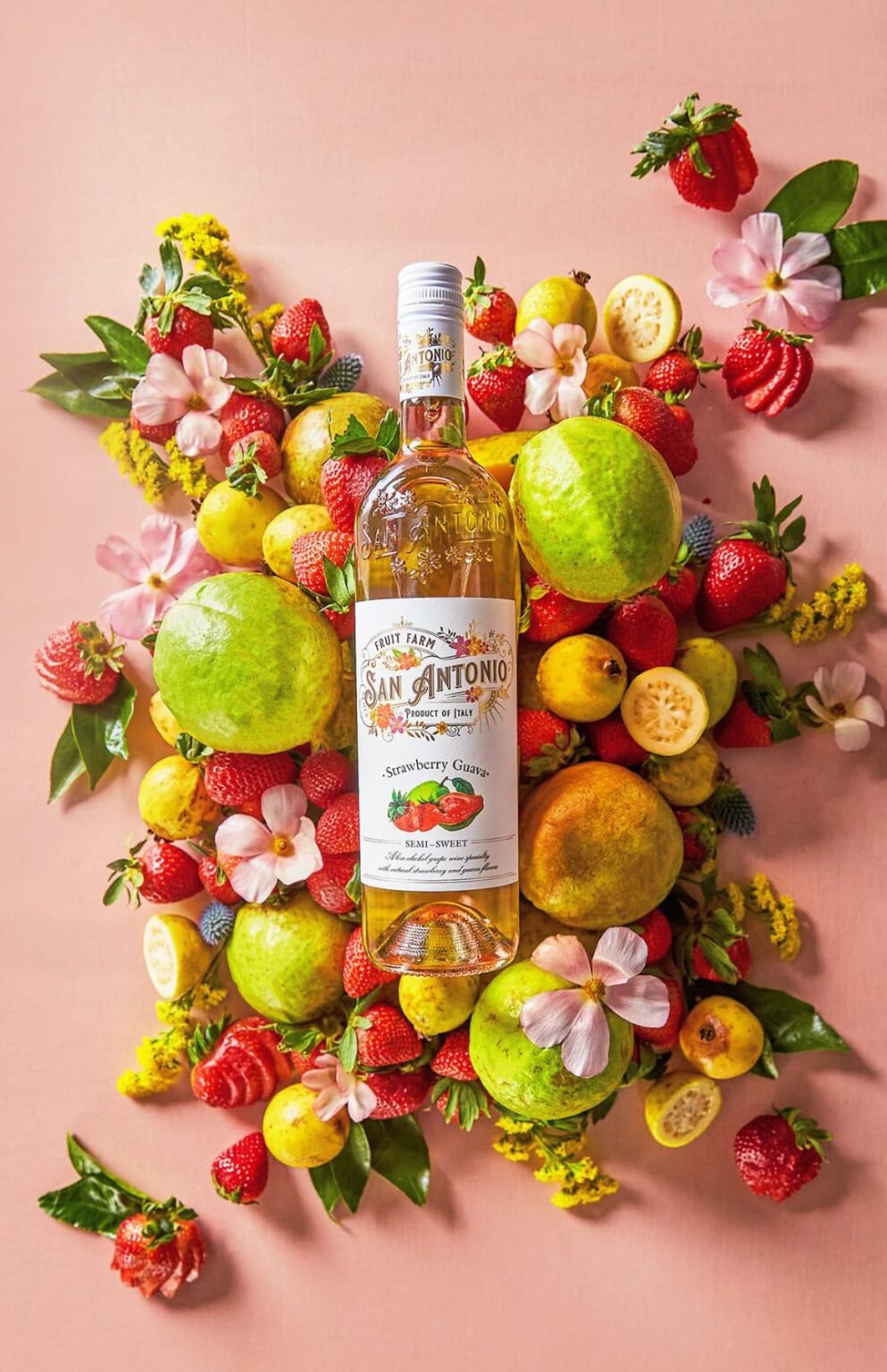 San Antonio Strawberry Guava Wine (750 mL)