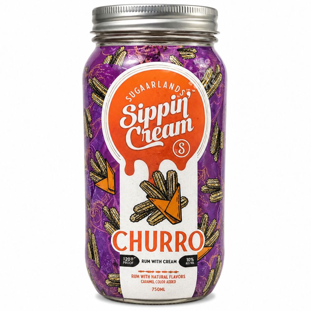 Sugarlands Churro Sippin Cream cinnamon cream liqueur mason jar 750ml