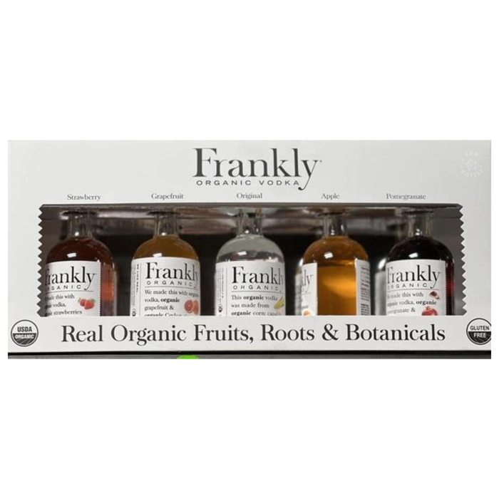 Frankly Organic Vodka Variety Pack (5 x 50 ml)