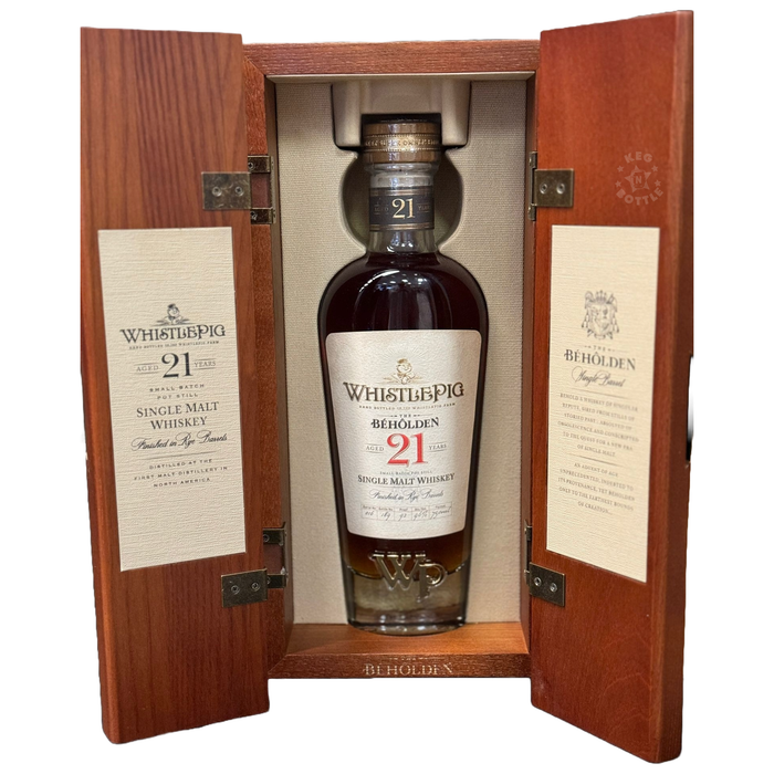 Whistlepig The Beholden 21 Year Single Malt Whiskey (750 ml)