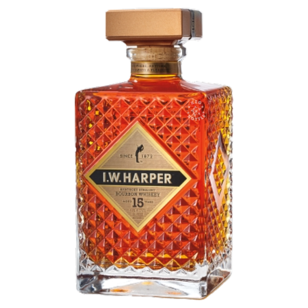 15 Year I.W. HARPER KENTUCKY STRAIGHT BOURBON WHISKEY (750 ML) — Keg N  Bottle