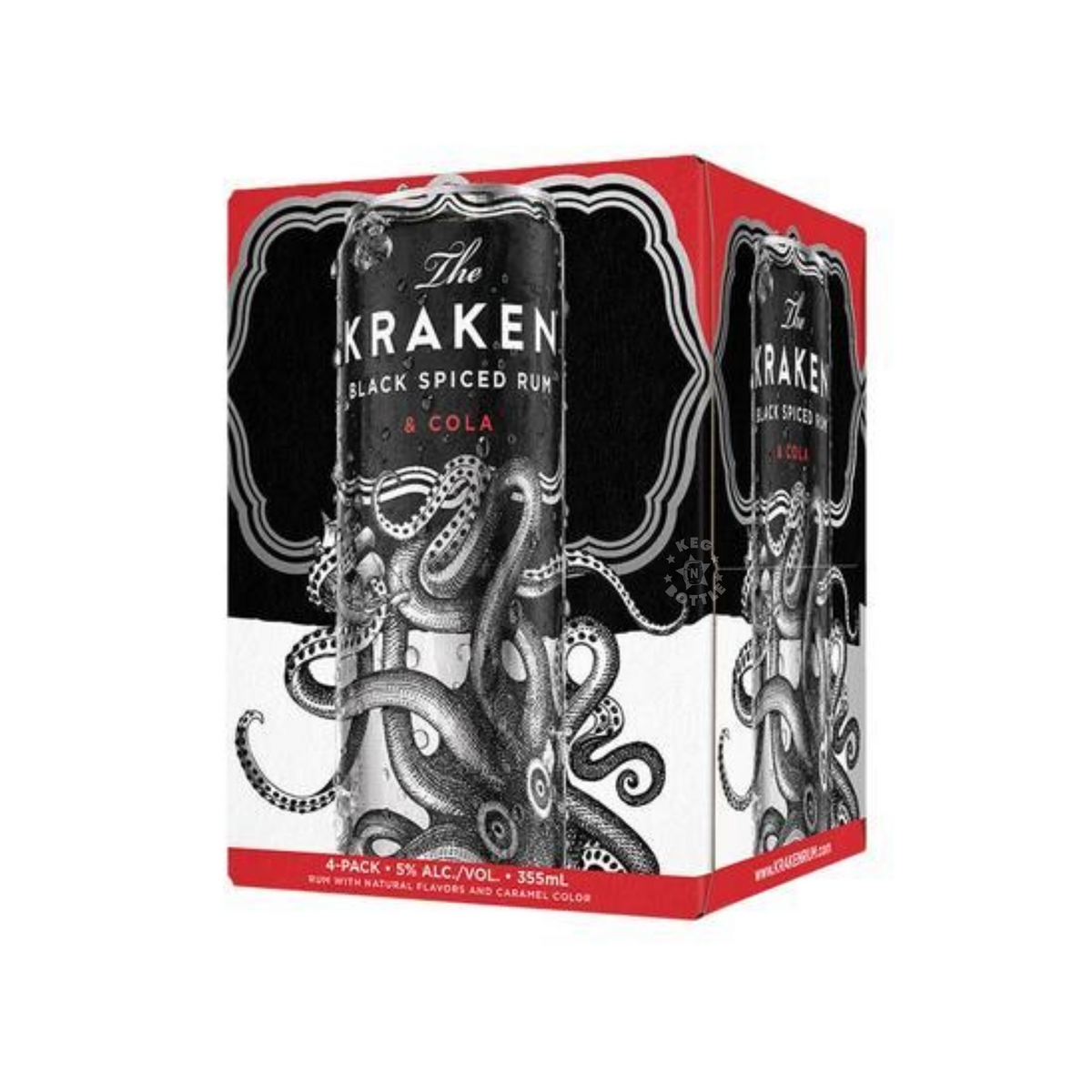 Buy The Kraken Rum & Cola Bottle 330mL Online