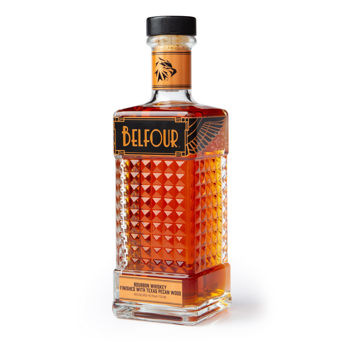 Belfour Texas Pecan Wood Bourbon Whiskey (750 ml)