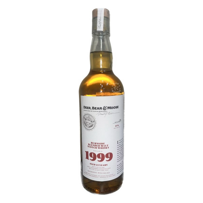 Deer, Bear, & Moose 1999 23 Year Bursinde Blended Scotch Whisky (750 ml)