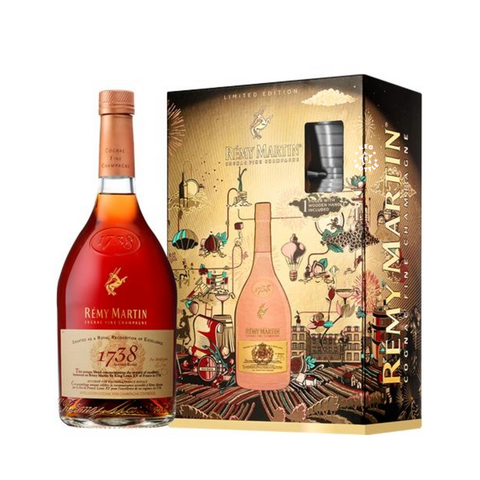 Remy Martin Limited Edition 1738 Accord Royal Cognac with Jigger Vap (700 ml)