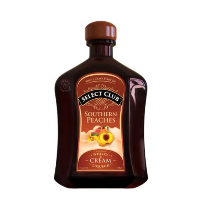 Select Club Southern Peaches Canadian Whisky and Cream Liqueur (750 ml)