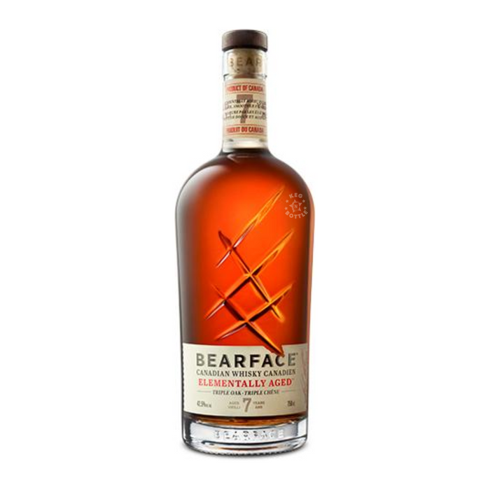Bearface Triple Oak Elementally Aged Canadian Whisky (750 ml)