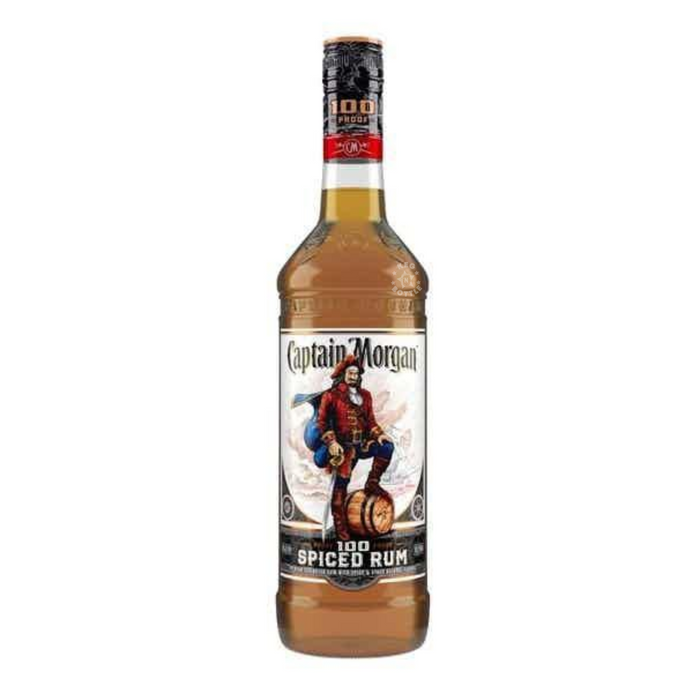 Captain Morgan 100 Proof Spiced Rum (750 ml)