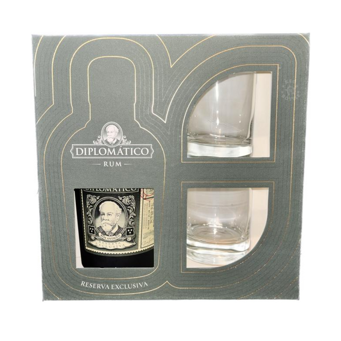 Diplomatico Reserva Exclusiva Rum Gift Set (750 ml)