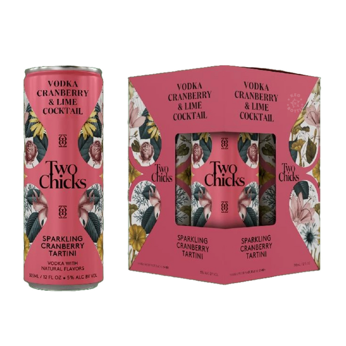 Two Chicks Cranberry and Lime Tartini (4 Pack)