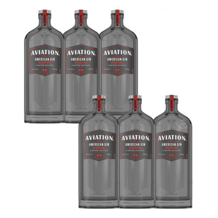 Aviation Gin Deadpool Limited Edition (6x750mL)