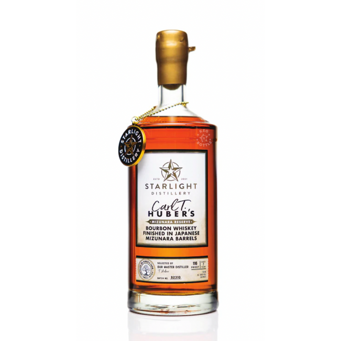 Starlight Carl T. Huber's Mizunara Finished Bourbon Whiskey (750 ml)