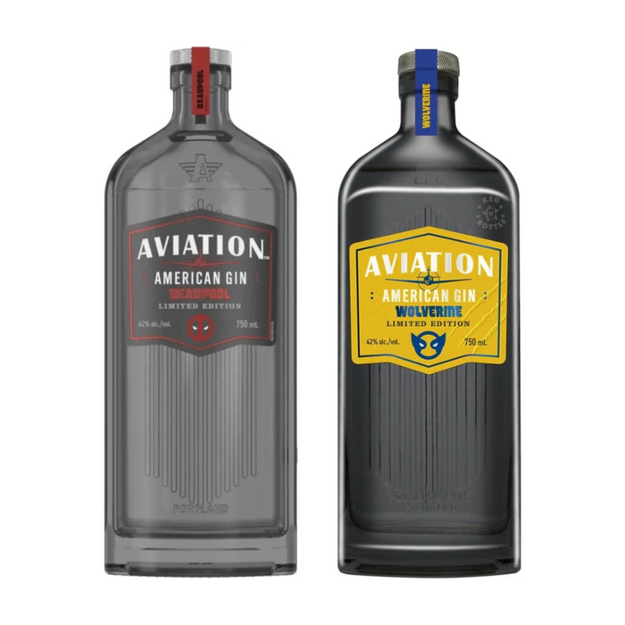 Aviation Deadpool X Wolverine Limited Edition Gin Combo Pack (2x750 ml)