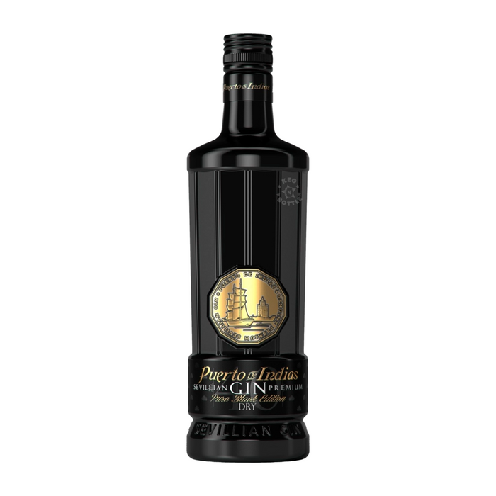 Puerto de Indias Pure Black Dry Gin (750 ml)