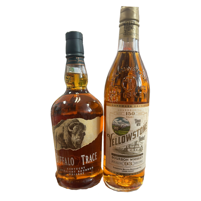 Buffalo Trace x Yellowstone Landmark Series Bourbon Combo Pack (2 x 750 ml)