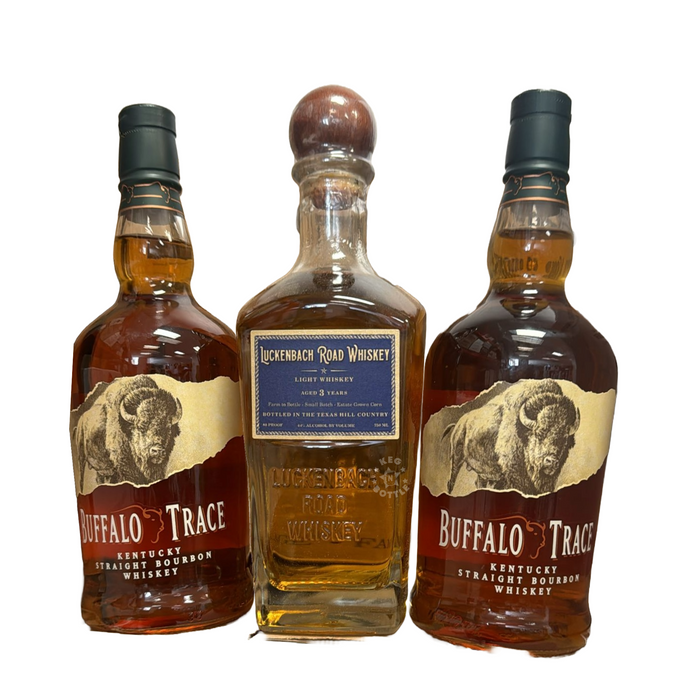 Buffalo Trace x Luckenbach Light Whiskey Combo Pack (3 x 750 ml)