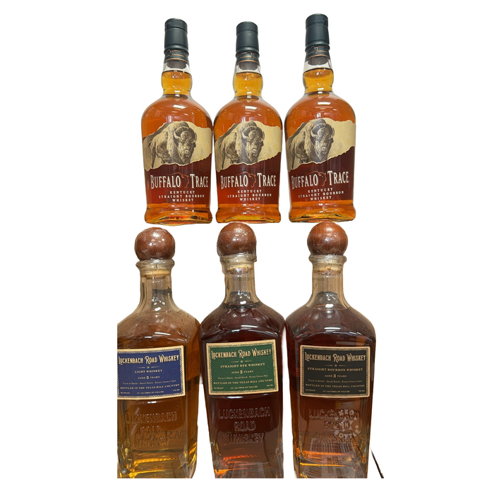 Buffalo Trace x Luckenbach Whiskey Combo Pack (6 x 750 ml)