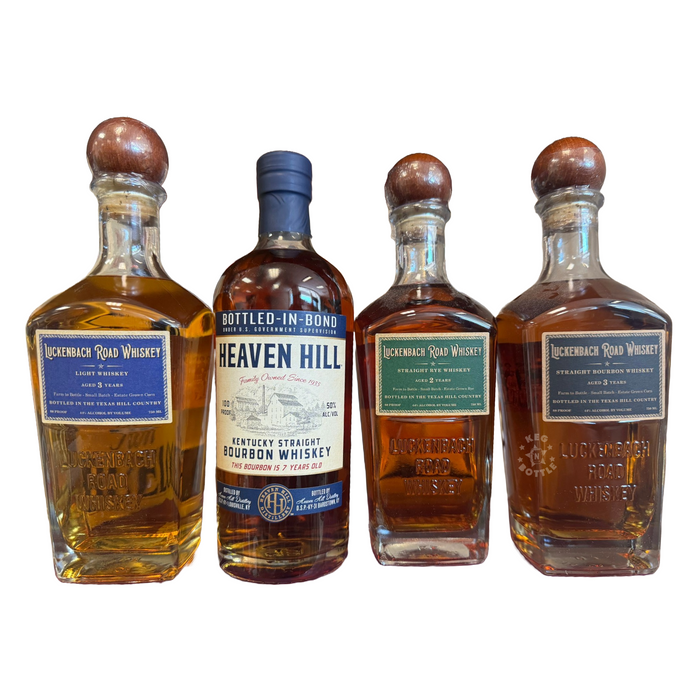 Luckenbach Road x Heaven Hill Whiskey Combo Pack (4 x 750 ml)