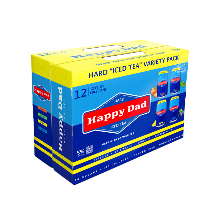 Happy Dad Hard Ice Tea Variety Pack (12 Pack)