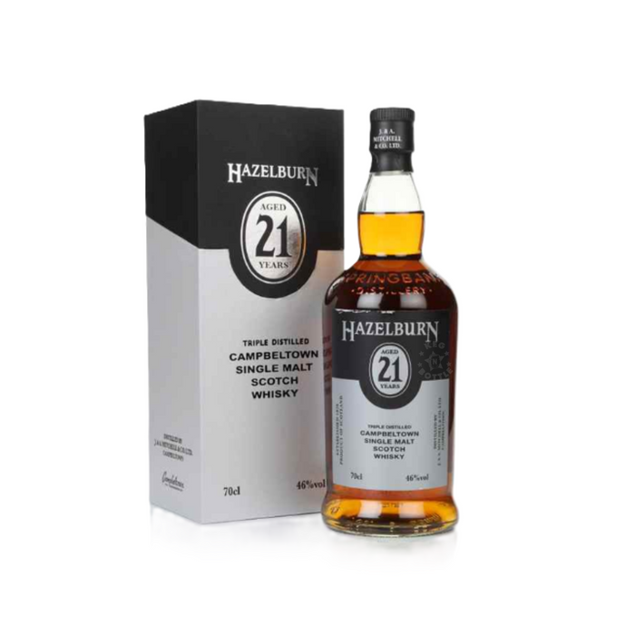 Hazelburn 21 Year Triple Distilled Campbeltown Single Malt Scotch Whiskey (700 mL)