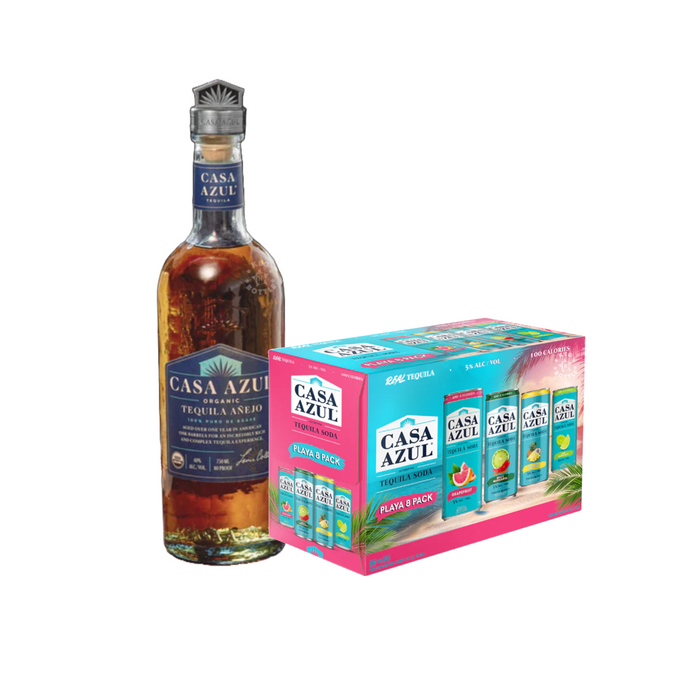 Casa Azul Organic Anejo & Tequila Soda Playa Pack $5 Instant Venmo Rebate