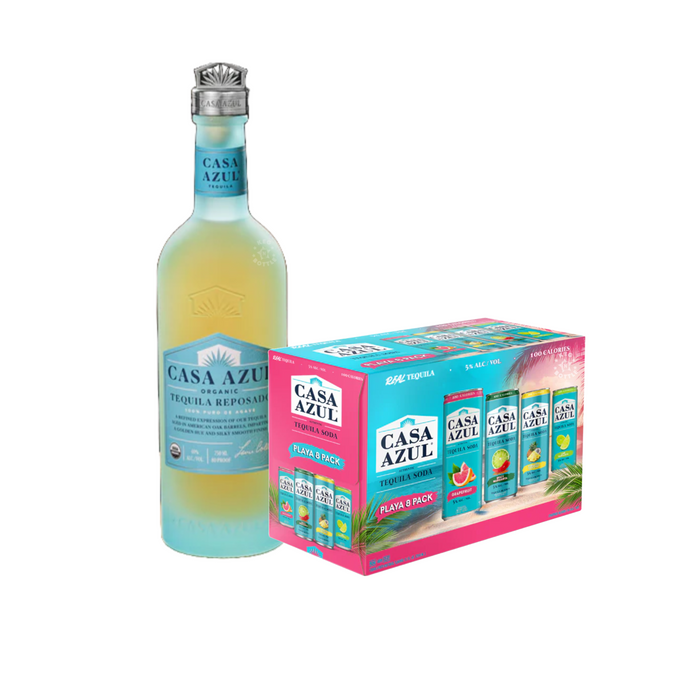 Casa Azul Organic Reposado & Tequila Soda Playa Pack $5 Instant Venmo Rebate