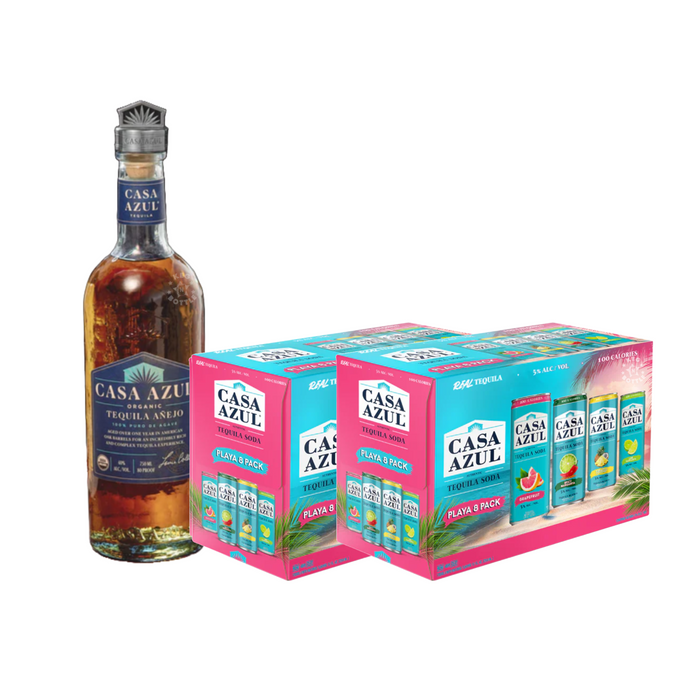 Casa Azul Organic Anejo & 2 Tequila Soda Playa Pack $12 Instant Venmo Rebate