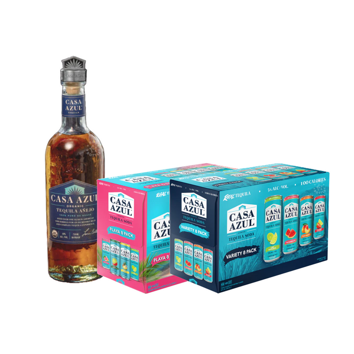 Casa Azul Organic Anejo & Tequila Soda Playa & Variety Pack $12 Instant Venmo Rebate