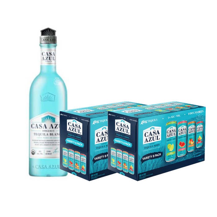 Casa Azul Blanco & 2 Tequila Soda Variety Pack $12 Instant Venmo Rebate