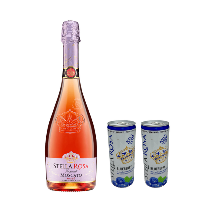 Stella Rosa Moscato Rose & 2 Blueberry Cans Combo Pack