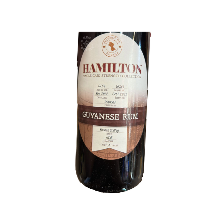 Hamilton Wooden Coffey Still Guyanese Rum (750 ml)