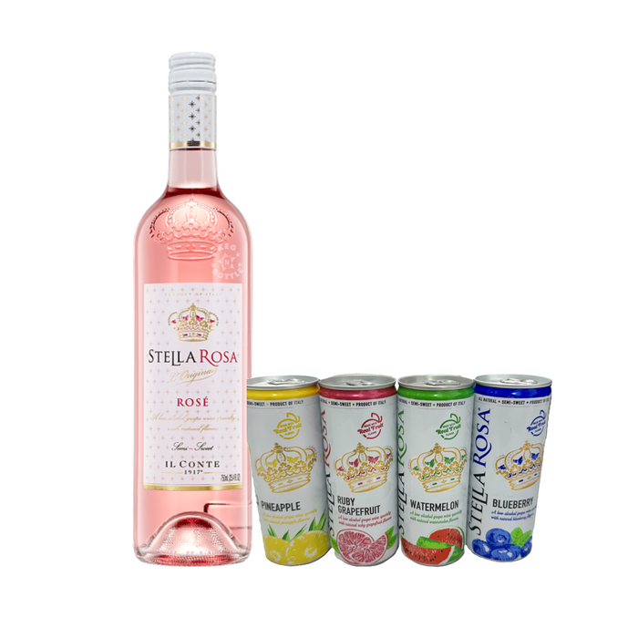 Stella Rosa Rosé & 4 Pack Stella Rosa Tropical Splash Combo Pack