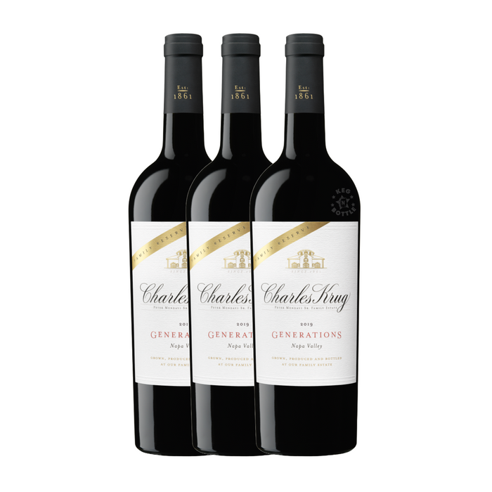 Charles Krug - Generations Family Reserve - Red Blend (3 Pack)