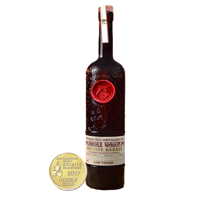 Smoke Wagon Private Barrel 7 Year Straight Bourbon Whiskey Batch #2 (750 mL)