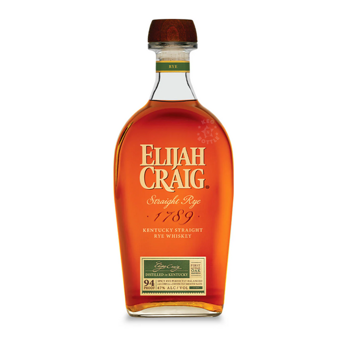 Elijah Craig Straight Rye Whiskey (750 ml)