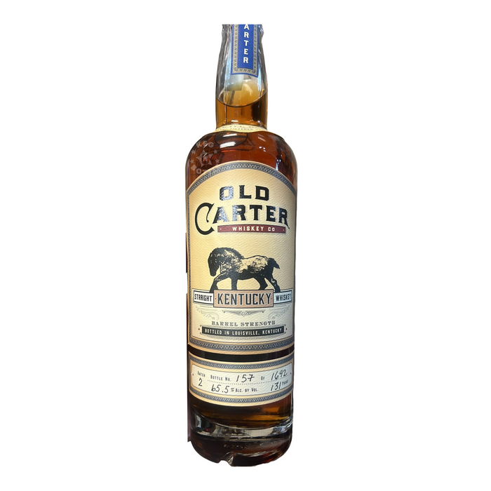 Old Carter Straight Kentucky Whiskey Batch 2, 131 Proof (750 ml)