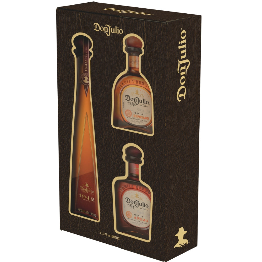 Don Julio Tequila Gift Pack – 1942, Añejo & Reposado (3 x 375 ml