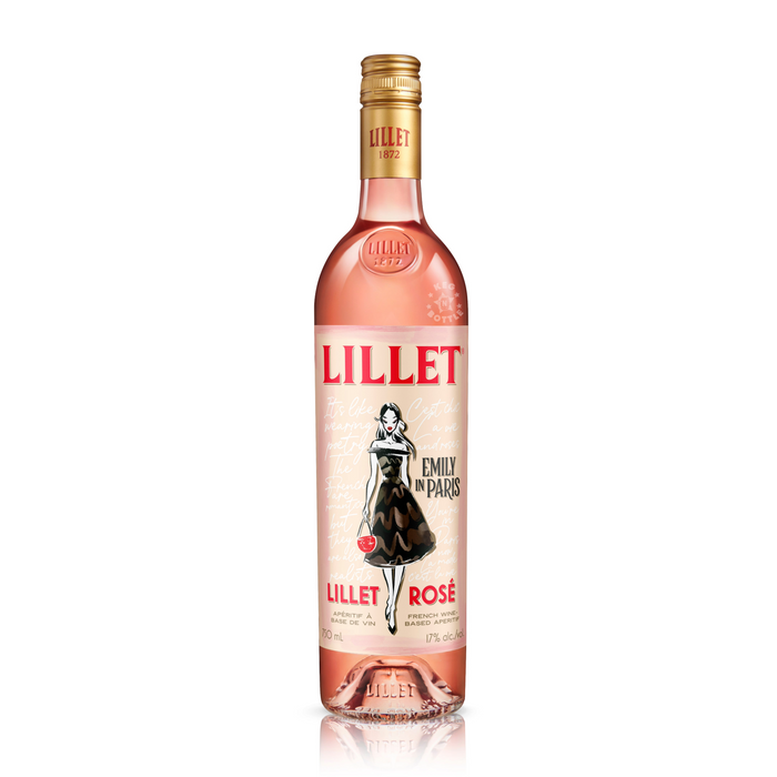 Lillet X Emily in Paris Rose Liqueur (750 ml)