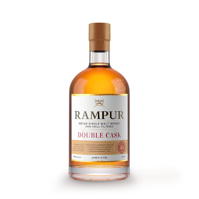 Rampur Double Cask Indian Single Malt Whisky (750 ml)