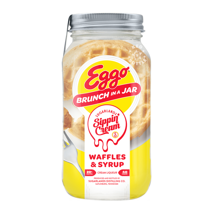 Sugarlands Eggo Brunch In A Jar Waffles & Syrup Sipping Cream (750 ml)