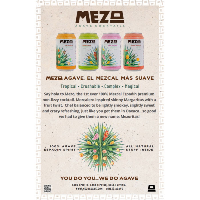 Mezo Paloma Mezorito Mezcal Cocktail (4 Pack)