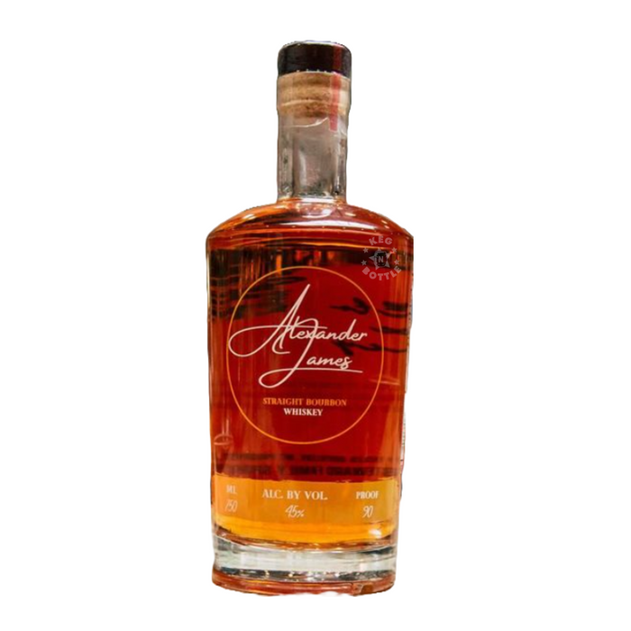 Alexander James Straight Bourbon Whiskey (750 ml)