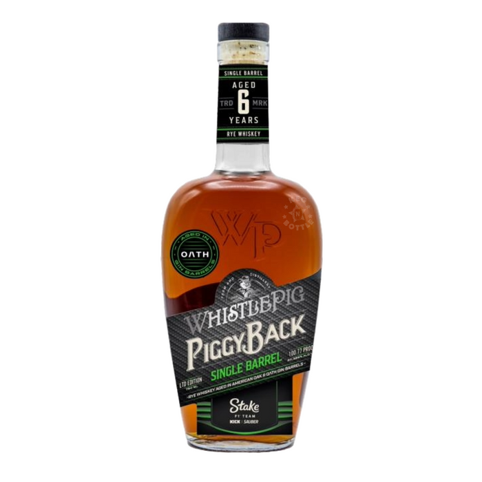 WhistlePig PiggyBack Stake F1® Team KICK Sauber Single Barrel (750 ml)