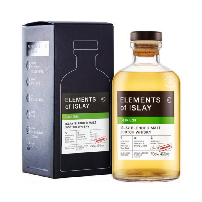 Elements of Islay Cask Edit Blended Scotch Whisky (700 ml)