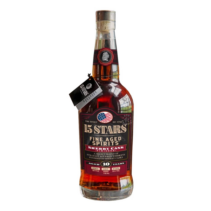 15 Stars Sherry Cask Finished Bourbon Whiskey (750 ml)