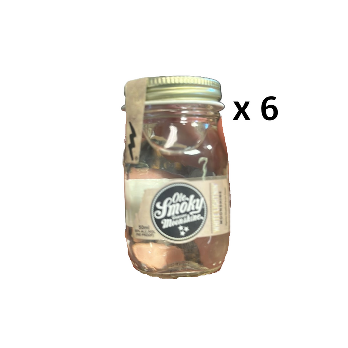 Ole Smoky White Lightnin' Moonshine Miniatures (6 x 50 ml)