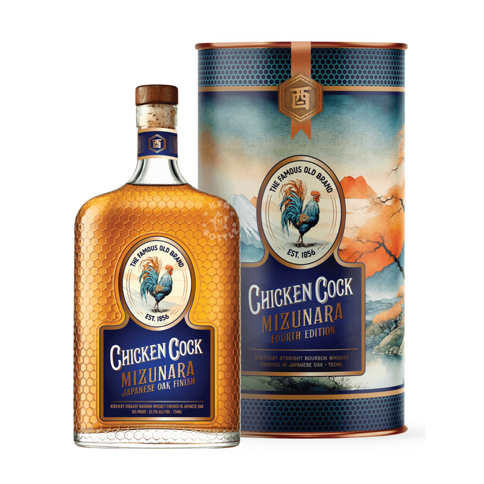 Chicken Cock Mizunara Fourth Edition Bourbon Whiskey (750 ml)