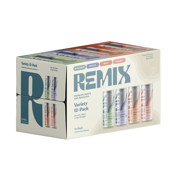 Remix Premium Mixer And Mocktail Variety (12 Pack)